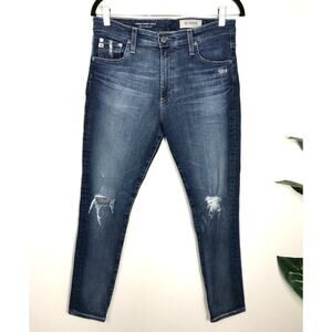 AG Adriano Goldschmied Farrah Skinny Blue Denim Jean 31 Capsule Staple Summer